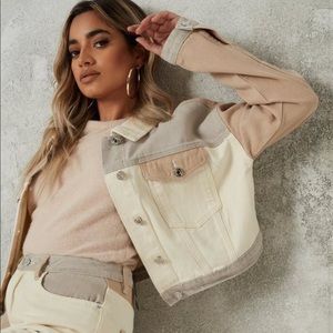 Misguided cropped denim jacket